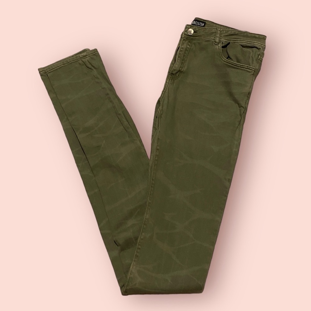 Embellish Skinny Stacked Jeans
